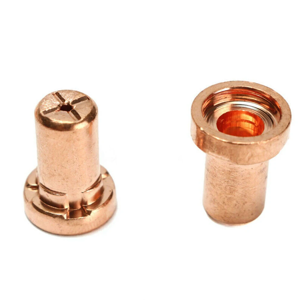 

Air Plasma Cutter Consumables 60pcs Extended Electrode Nozzle Set for PT31 LG40 40A Works with Jasic Chiry Mitech
