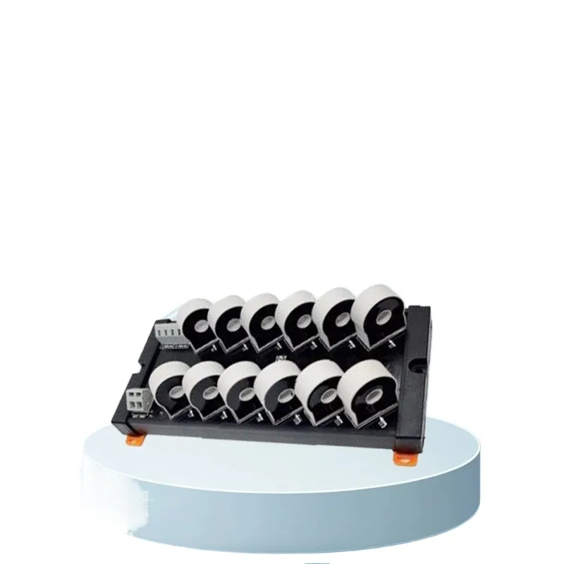 DC current collector perforated Hall transformer detection module
