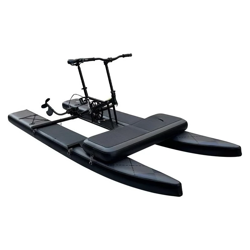 Favorite 2026 High Quality Water Sports Gear Bicycle PVC Buoy Inflatable Water Bike Pedal Boat
