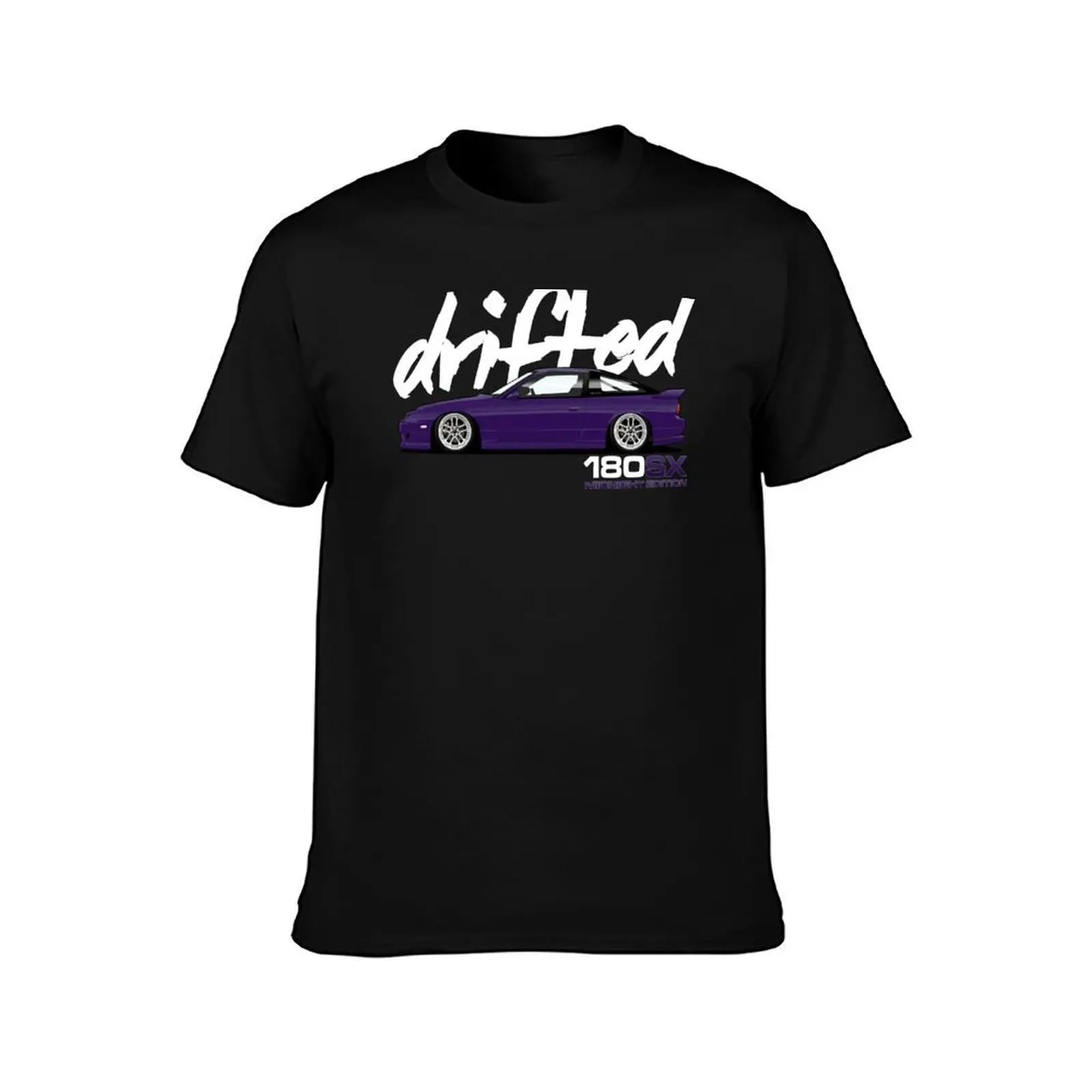 180sx Drift Tshirt - Midnight Edition by Drifted T-Shirt Simple Graphic Design T-Shirt