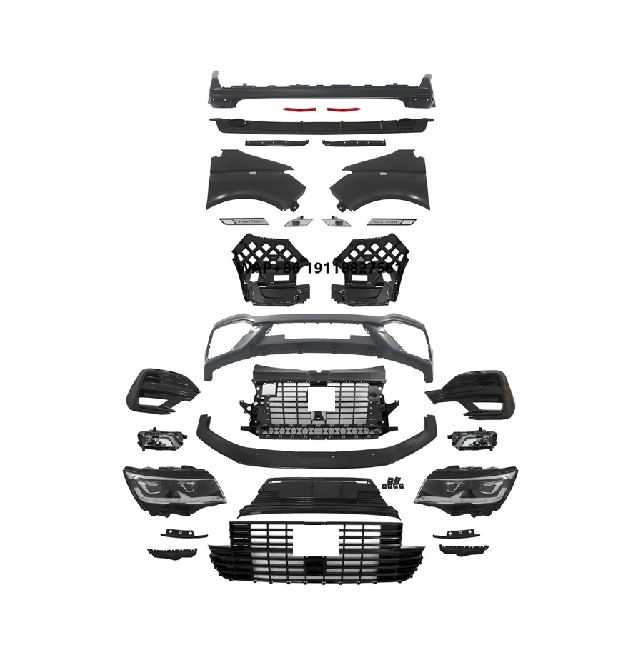 

Комплект для переоборудования кузова XLstyling: передний и задний бамперы для Multivan T5 T6, обновление до T6.1 R Body Kit