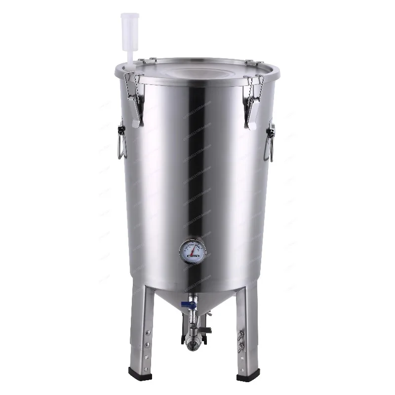 brewing beer equipment Stainless steel fermentation barrel tank Conical barrel Household small sealed tank 304 stainless steel