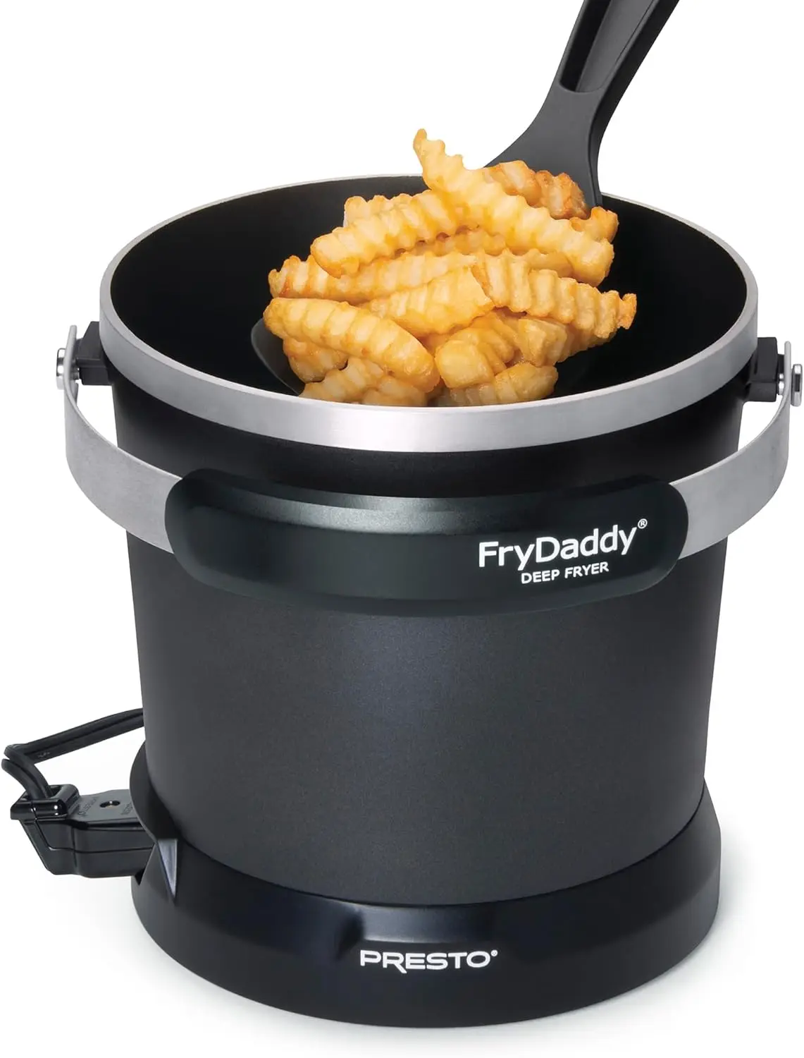 

Electric Deep Fryer, Black - Quick & Easy Home Cooking, Safe & Efficient