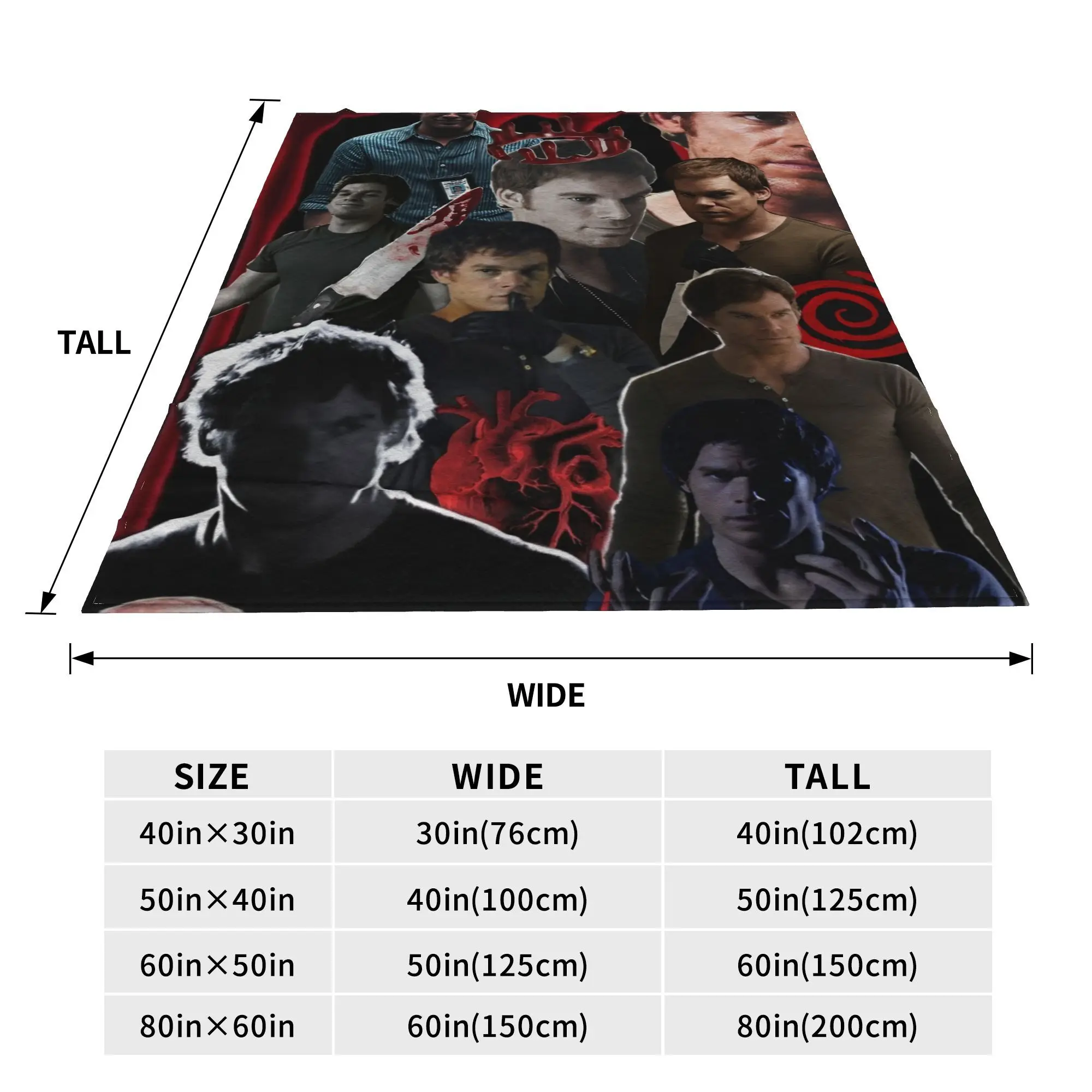 ديكستر مورغان البطانيات المرجان الصوف أفخم الديكور المنتقم الملاك يعود المحمولة لينة رمي بطانية ل أريكة الأريكة لحاف