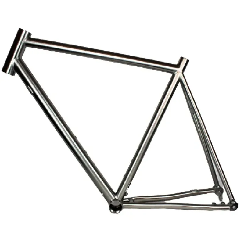 Titanium Cyclocross Gravel Bike Frames T47 Ti Disc Brake Light Weight Thru Axle Inner Line Routing