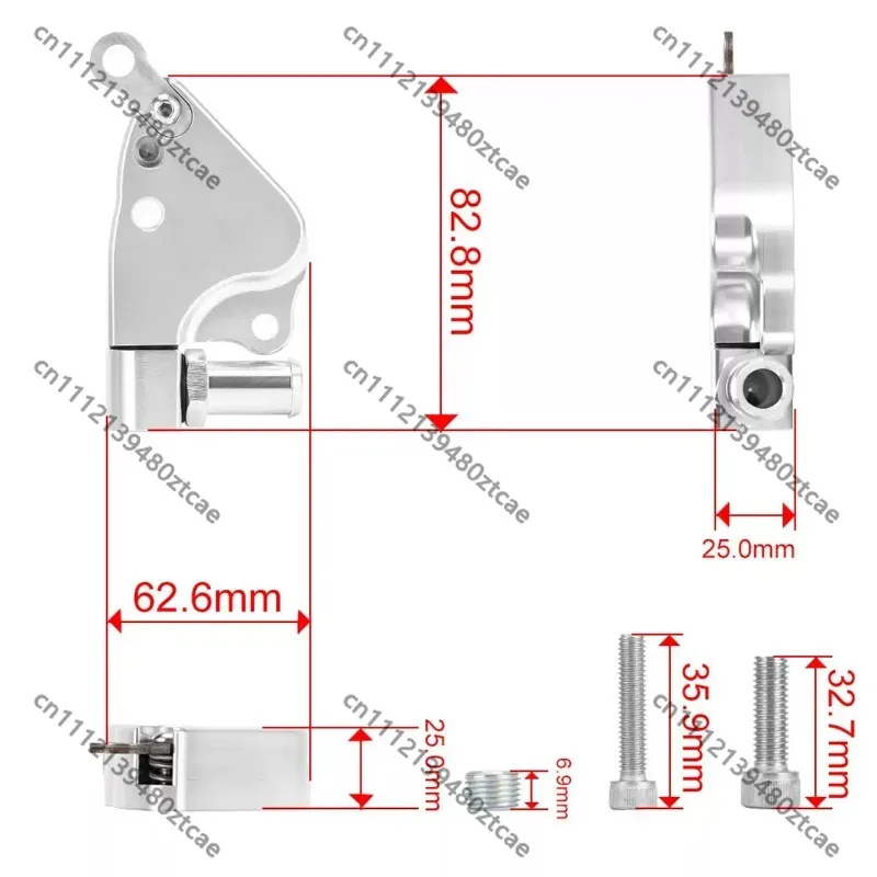 Modified Intake Manifold Coolant Pipe Adapter Base Plate, Engine Cooling Line Conversion Modification Parts