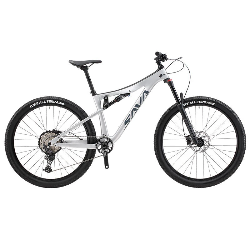 SAVA - フルサスペンションマウンテンバイク、カーボンファイバーMTB