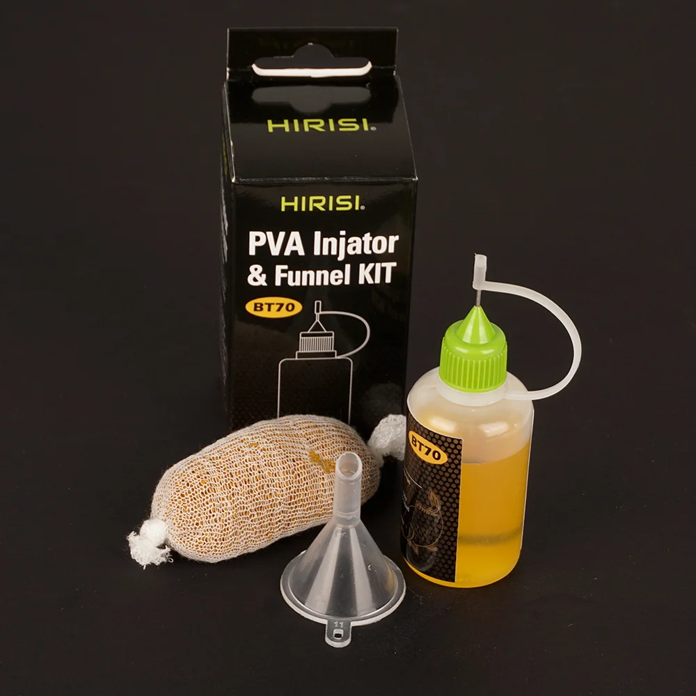 Hirisi BT70 PVA Flüssigkeitsinjektor & Trichter-Set Karpfenangeln Köderzusatz-Injektor für Boilie PVA-Beutel Karpfenangel-Zubehör – Detail 9