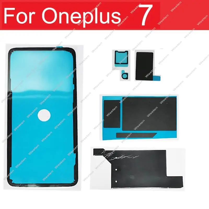 Full Set For Oneplus 6 6T 7 7T 8 8T 9 9R 9RT 9 Pro Nord 2 5G Back Battery Cover Sticker Rear Camera Glue Cooling Pad