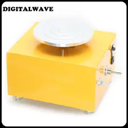 Electric Mini Pottery Wheel Ceramic Disc Pottery Machine 2000 rpm Turntable DIY Clay Tool Ceramic Shaping Tool for Ceramics Clay