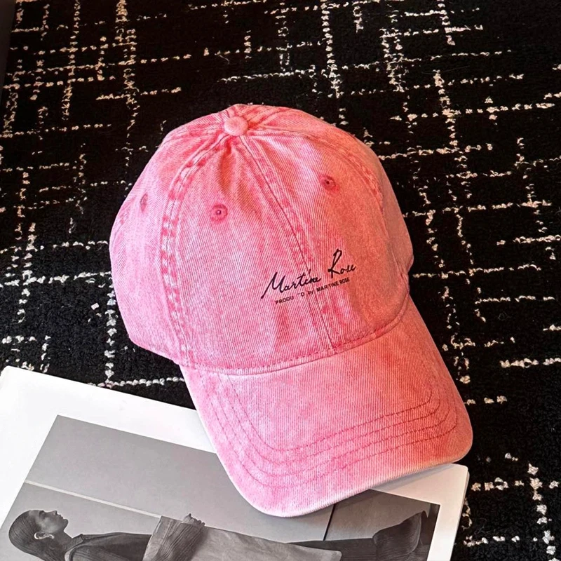 

High Street Martine Rose Letter Printing Denim Baseball Hat Caps Men Women Best Quality Bill Cap Hats