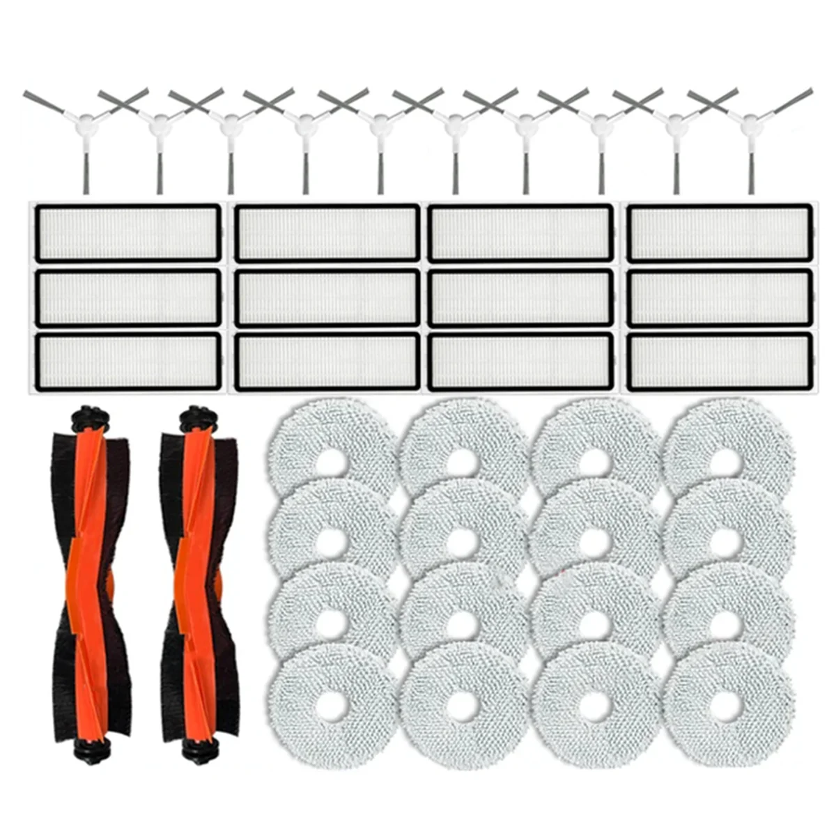 

Запчасти для робота-пылесоса X20 +, X10 + / X20 Plus, X10 Plus Mian боковая щетка Hepa фильтр Швабра тканевые прокладки аксессуары
