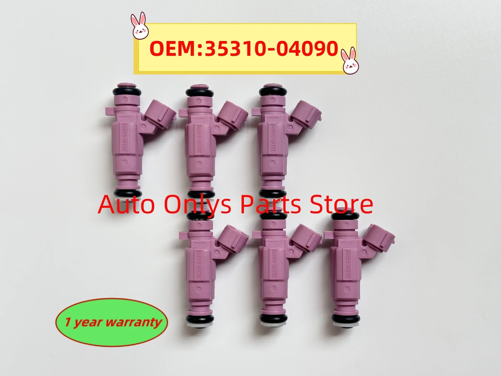 

6 шт., высокое качество 35310-04090 3531004090, топливные форсунки, автомобильные аксессуары для Hyundai- Flex 1.0L Hb20 Picanto- 1,0