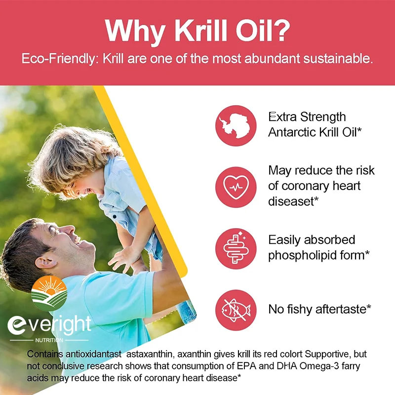 Minyak Krill Antartika 1200 mg - Krill Oil Supplement ulasan dan harga