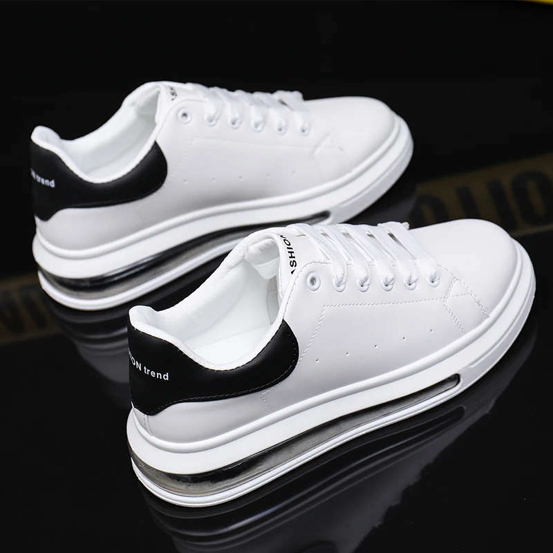 Brand Casual Sneakers For Men Breathable Personality Little White Men\'s Shoes Minimalist Style Durable  Outsole Mans Dress Shoe