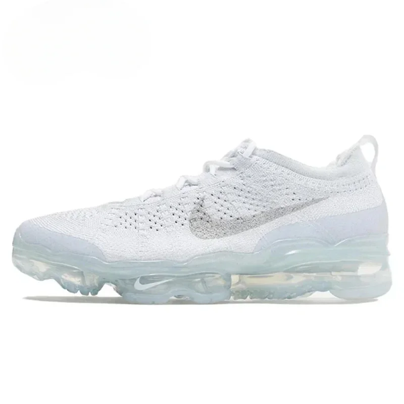 

Nike Air Vapormax 2023 Flyknite Pure White Men Women Anti-Slip Shock-Absorbant Running Shoes DV6840-100