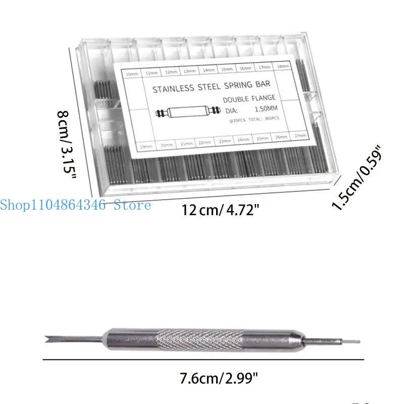 

652F ремешок для часов из нержавеющей стали, пружинные стержни, ремешок, штифты 8-25 мм, ремешок для часов для часовщика, вал,