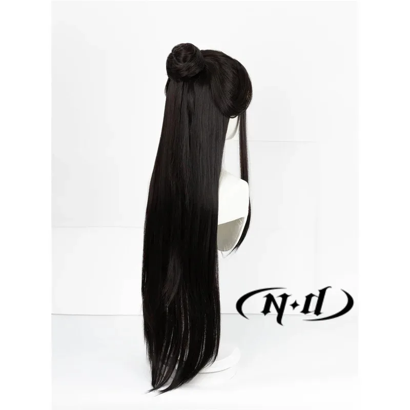 CyND Xie Lian شعر مستعار تأثيري أنيمي تأثيري السماء الرسمية نعمة شعر أسود طويل للحزب موضوع مقاومة للحرارة كانيكالون