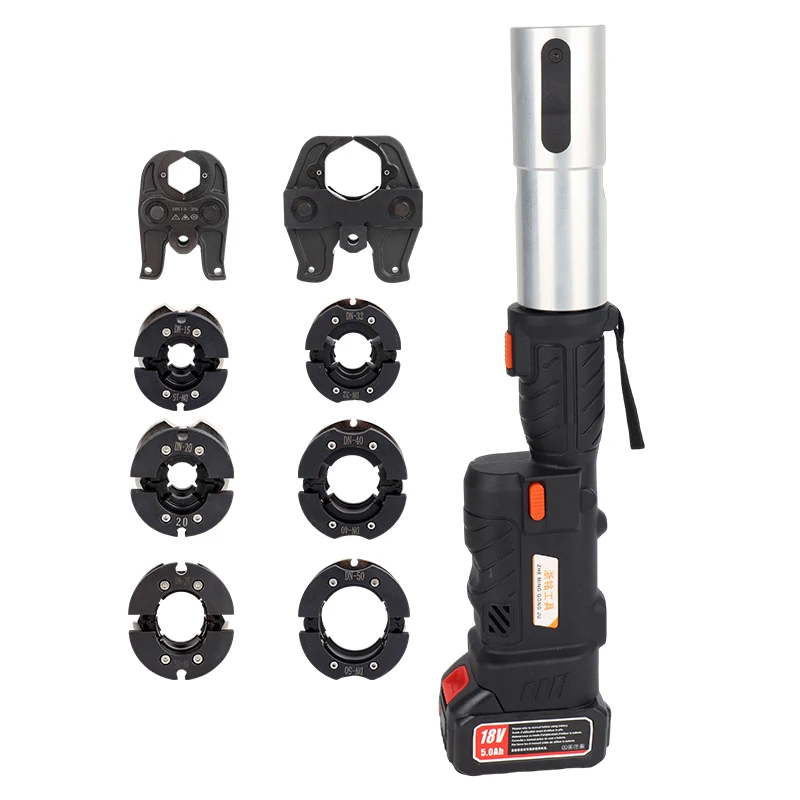 Tool 17MM Pipe Crimper Other Hydraulic Tools ES-1550H 32KN Rechargeable Straight Handle Hydraulic Pipe Crimping