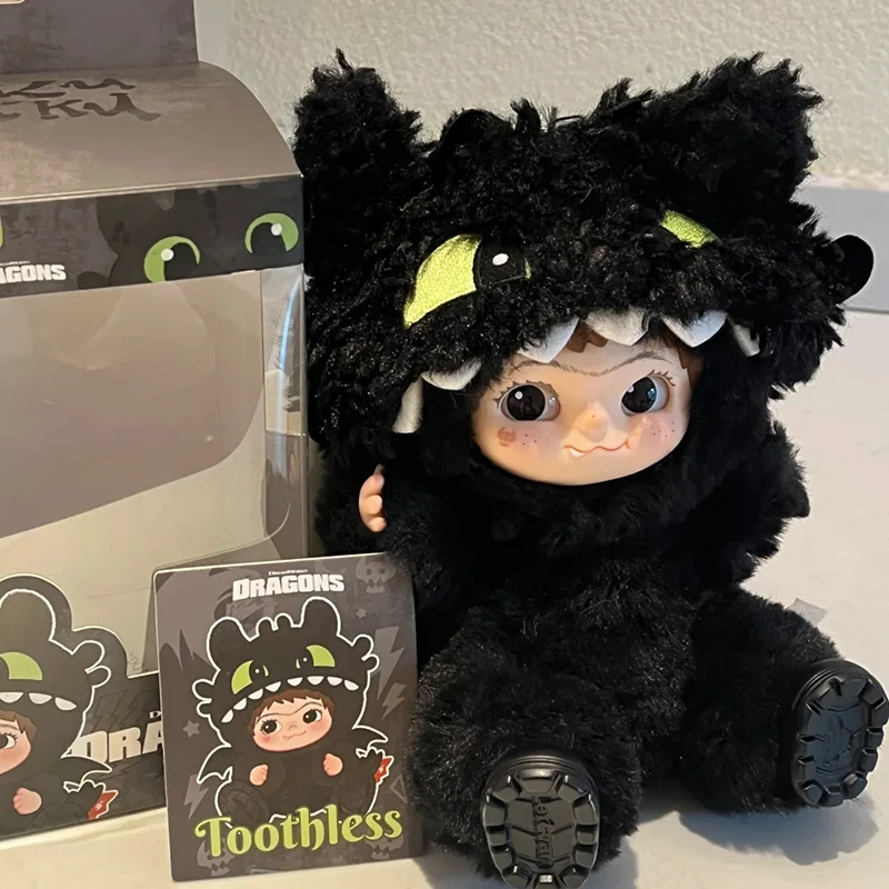 

Wakuku Toothless Night Light Anime Character Collectible Doll Pendant Trendy Blind Box Toy For Decorations Birthday Gift