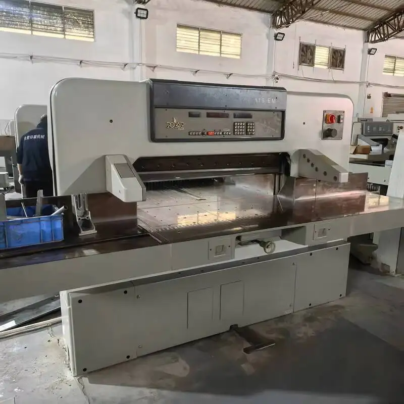 Heavy Industrial Grade Guillotine Paper Cutting Machine for Double Hydraulic
