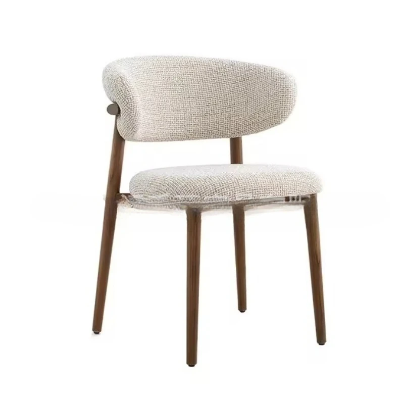 

Nordic furniture solid wood dining chair small hotel high-end household stool