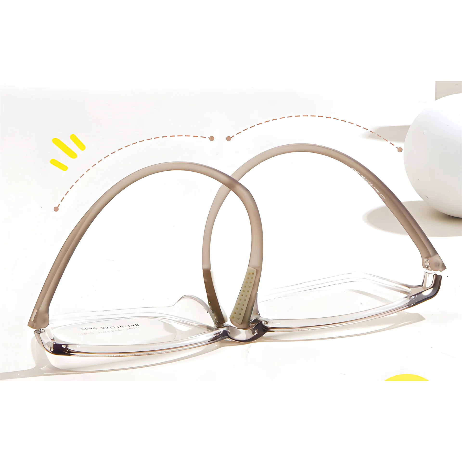 التدرج اللون طالب الترا ضوء المسمار الحرة الإطار 3 مللي متر واسعة حافة العدسات البصرية مع وصفة نظارات طبية مقاومة للأشعة فوق البنفسجية