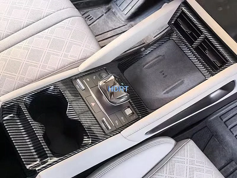 Car Styling Steering Wheel Air Vent Outlet Gear Shift Frame Window Control Panel Carbon Fibre Interior For BYD Yuan UP 2024 +