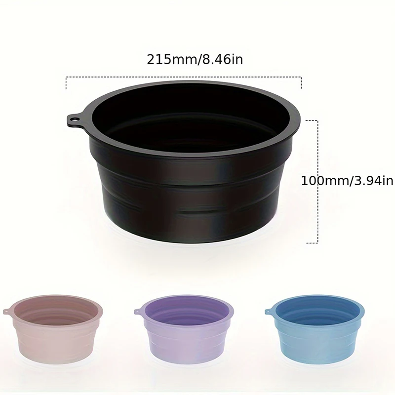 Collapsible Silicone Ice Bath Tray For Facial Puffiness Portable Cryotherapy Skin Tool Travel Beauty Bowl Facial Care Accessory