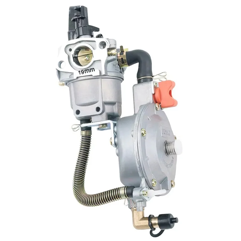 Generador de gasolina A69E3KW 168F 170F, carburador de GLP, Kit de conversión de carburador de Gas NC de combustible Dual para piezas de generador 6.5HP
