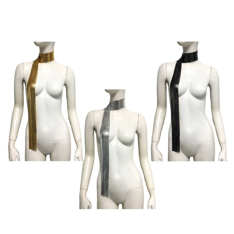 Dames sjaal nachtclub feest Raves sexy blingbling choker voor dames en meisjes