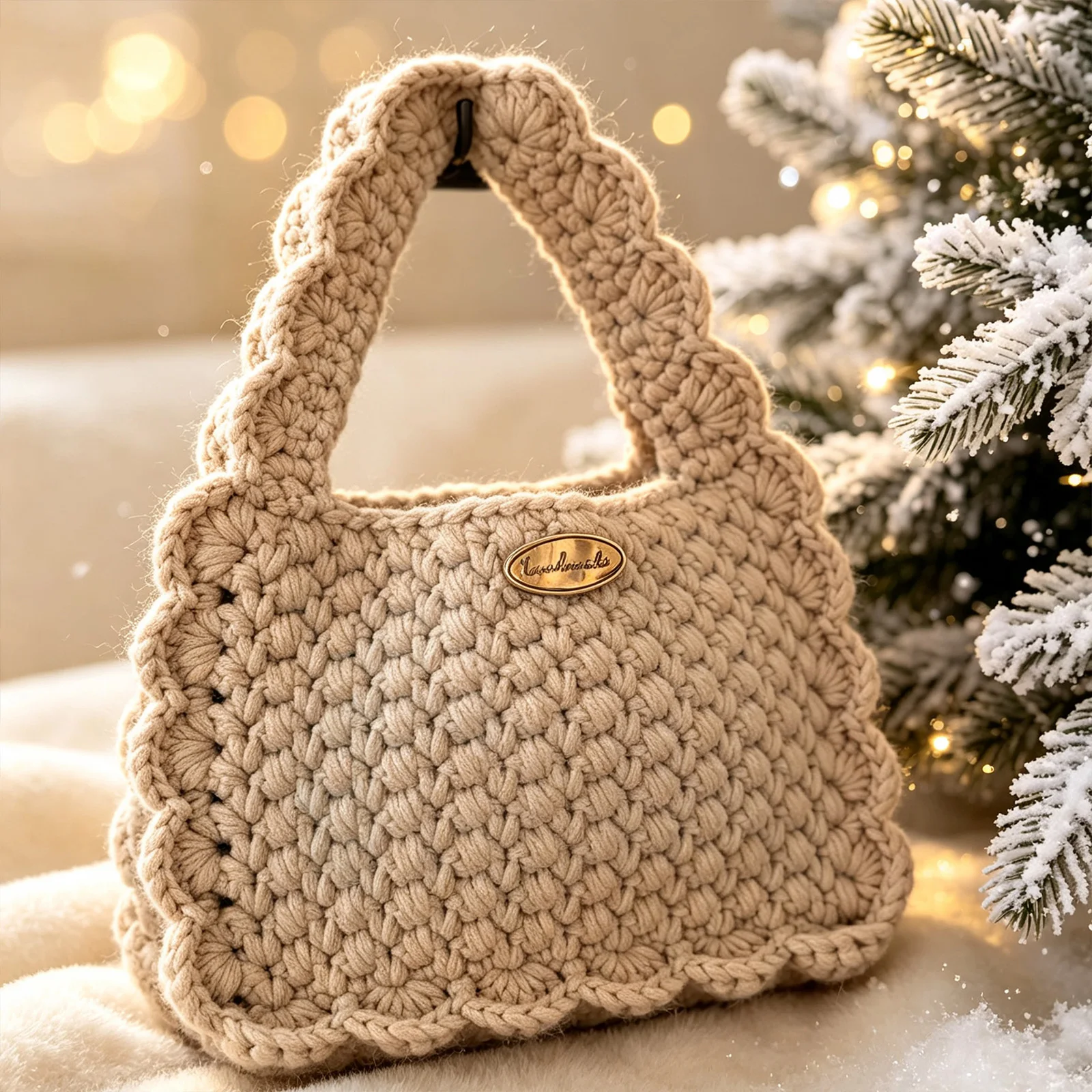 Women's Handbag, Handmade Crochet Bag, Women's Tote Bag, Large Capacity Bag, Bohemian Style Bag, Commuter Bag, Evening Bag