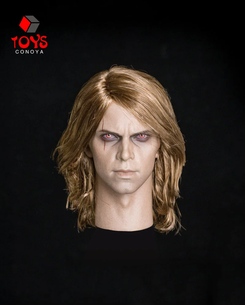 EHTOYS-Tête de Soldat Masculin Démonisée, Sculpture, Greffe de Cheveux, Anakin Hayden Christensen, 12 Figurines en Vrac, Échelle 1/6