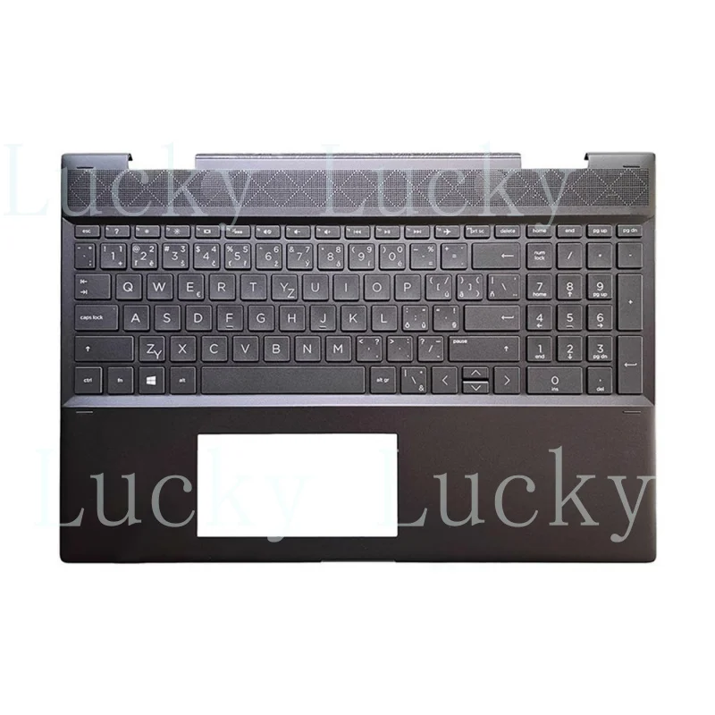 

f Laptop Keyboard&PalmRest For HP Envy X360 15-CN0000 L20748-FL1 Czech CZ Brown