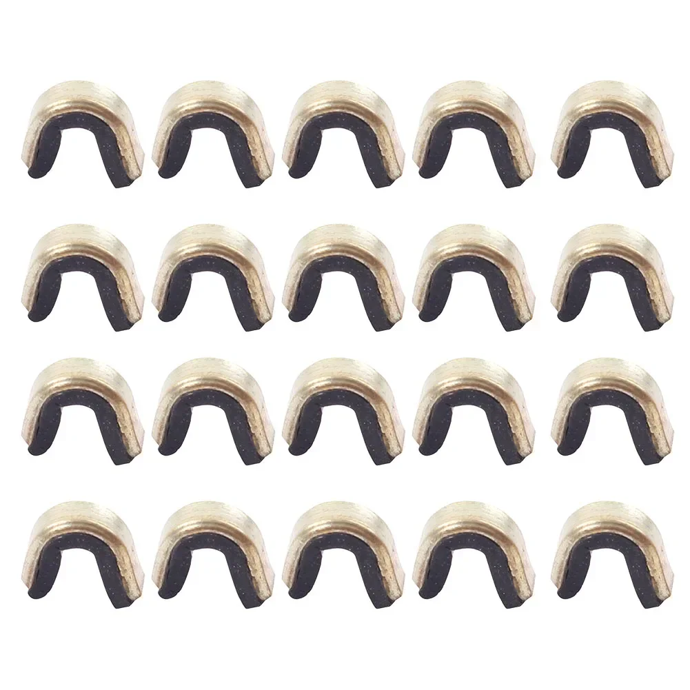 Nock Points Reliable String Nocking Points for Bows 20 Piece Pack of Brass Bow String Buckle Clips for Various Arrows