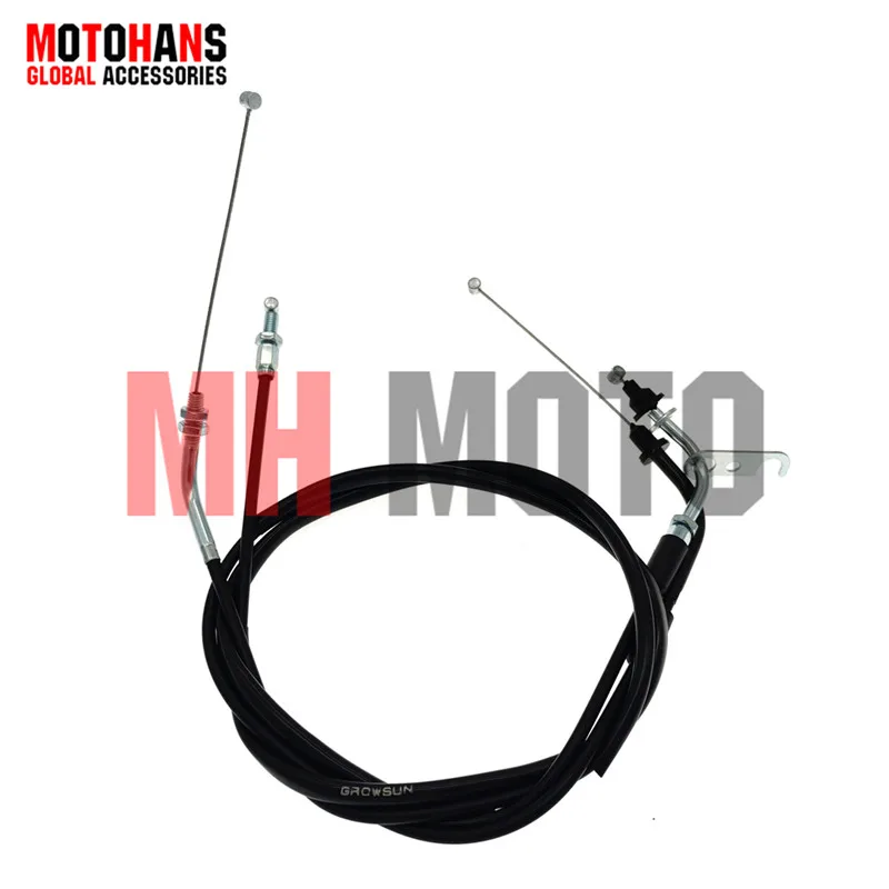 MOTORCYCLE THROTTLE CABLE LINE DOUBLE CABLES (THROTTLE CABLE AND THROTTLE RETURN CABLE) FOR YAMAHA FZ16 FZ160 YS150 FAZER 153CC