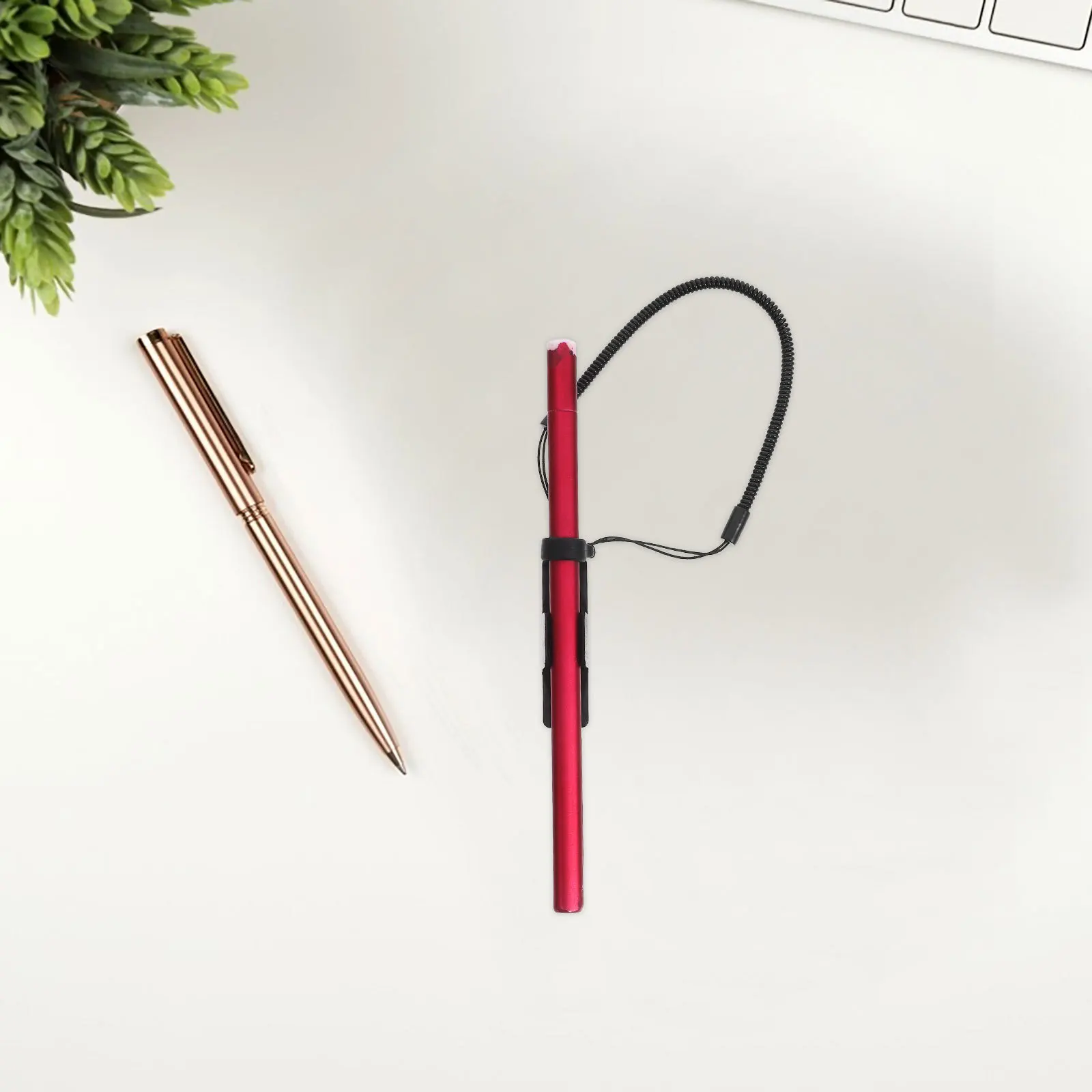 

2Pcs Black Retractable Pen Leash for Touchscreen Stylus Elastic Tether with Anti-Slip Ring Secure Clip Holder for Tablet Drawing