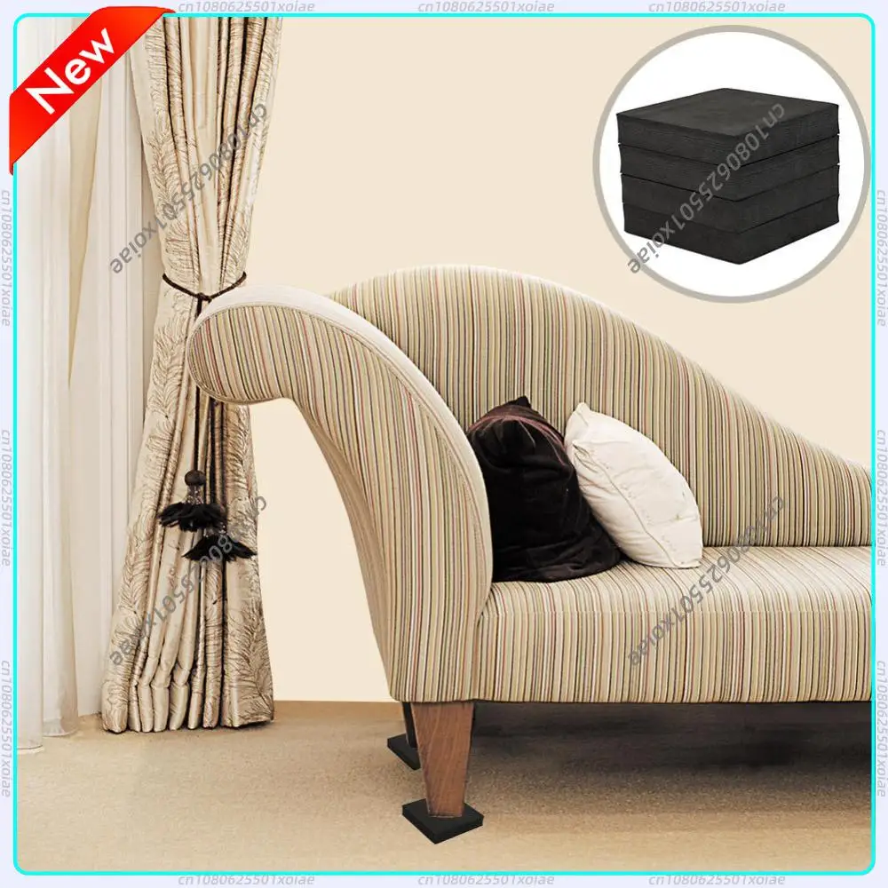 4Pcs Square Anti Vibration Pad Washing Machine Shock Pads Multifunctional Anti Vibration Mat Non-slip Mats Furniture Protectors