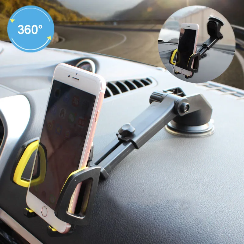 Automatic Lock User-friendly Convenient Secure Durable Hands-free 360 Degree Rotating Car Phone Holder For Air Outlet Innovative