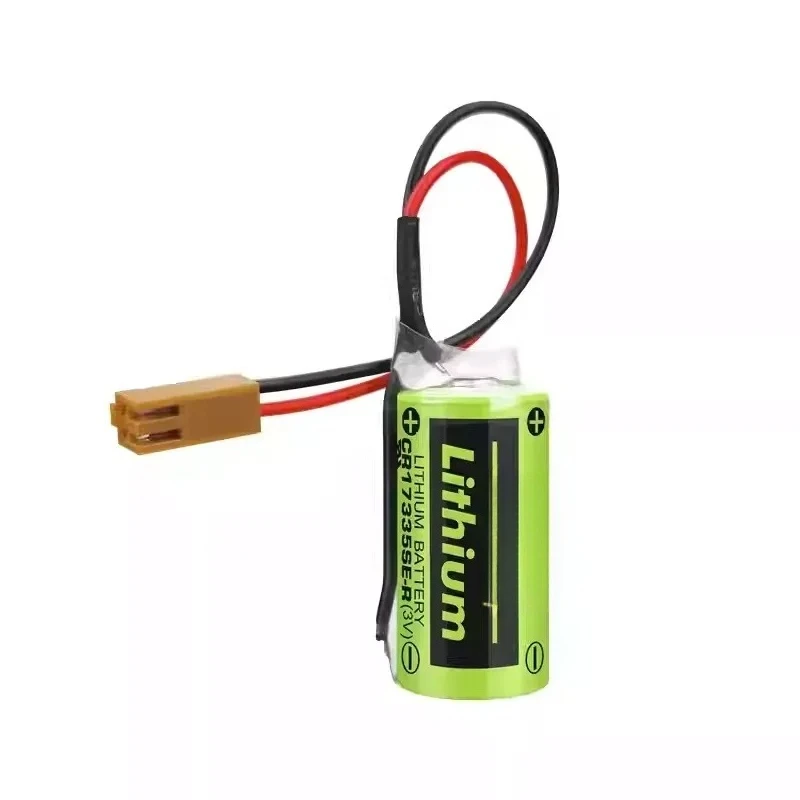 

(5pcs) CR17335SE-R Battery for CR17335 3V 1800mAh PLC Replacement Battery with Plug