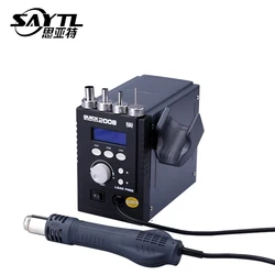 QUICK 2008 ESD Rework Station For Phone BGA Desoldering Repairing Hot air gun welding bench lead free adjustable display