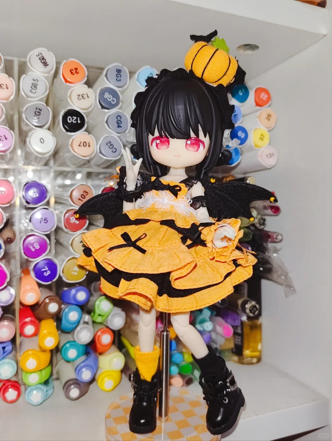 服のみ デザートシリーズ パンプキン人形服 Ob11人形 Bjdドレス 服 人形服 手作り人形ドレスセット