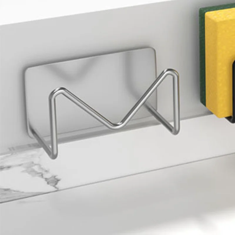 Adhesive Sponge Caddy – Under Cabinet Storage for Kitchen Sink Organization