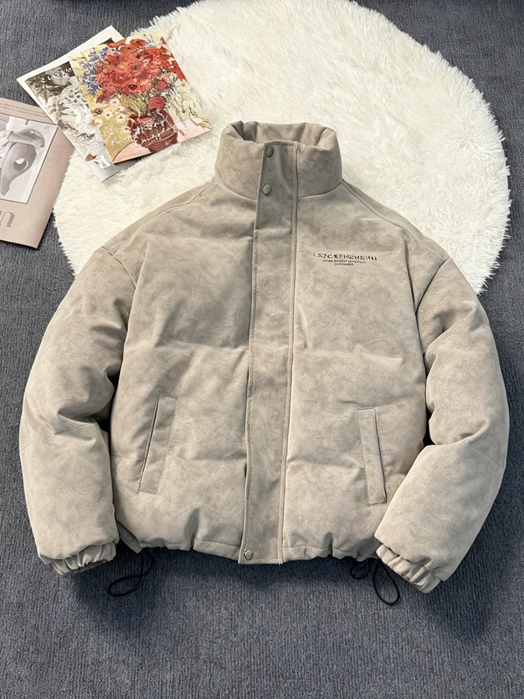 

Мужская зимняя куртка из матовой искусственной кожи, теплая, высококачественная, ветрозащитная, морозостойкая, с хлопковой подкладкой.