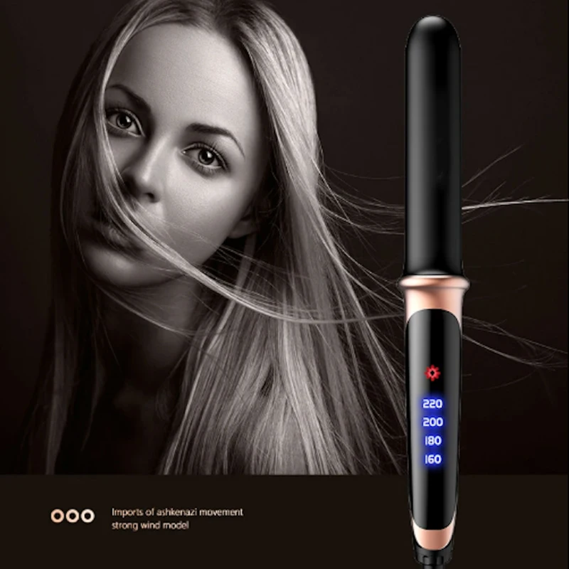 360 degree steam professional flat iron mini comb brush best 2 in 1 hair straightener with LCD Display for women