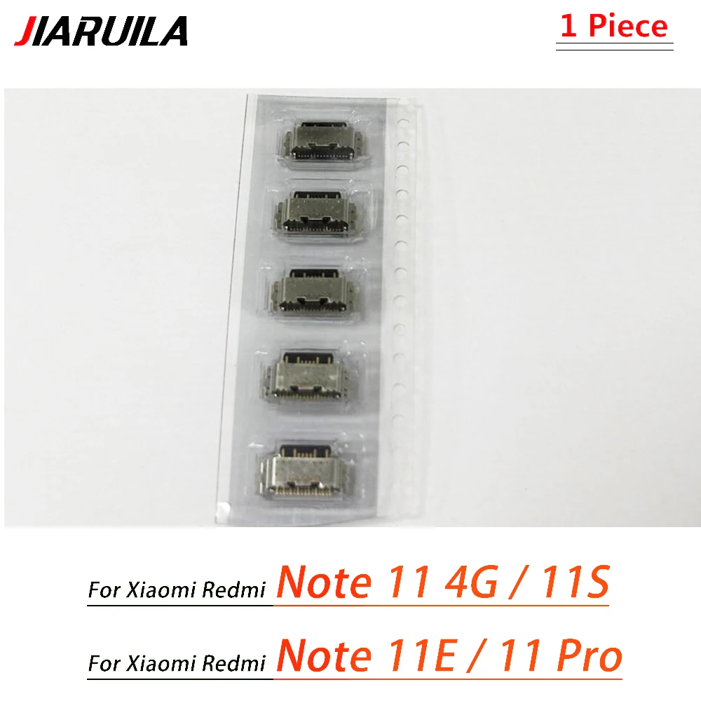 100Pcs, Micro USB Charger Charging Port Dock Connector For Xiaomi Redmi Note 9 10 Pro 10S 11 4G 5G Note 13 14 Pro 5G Note 13 5G