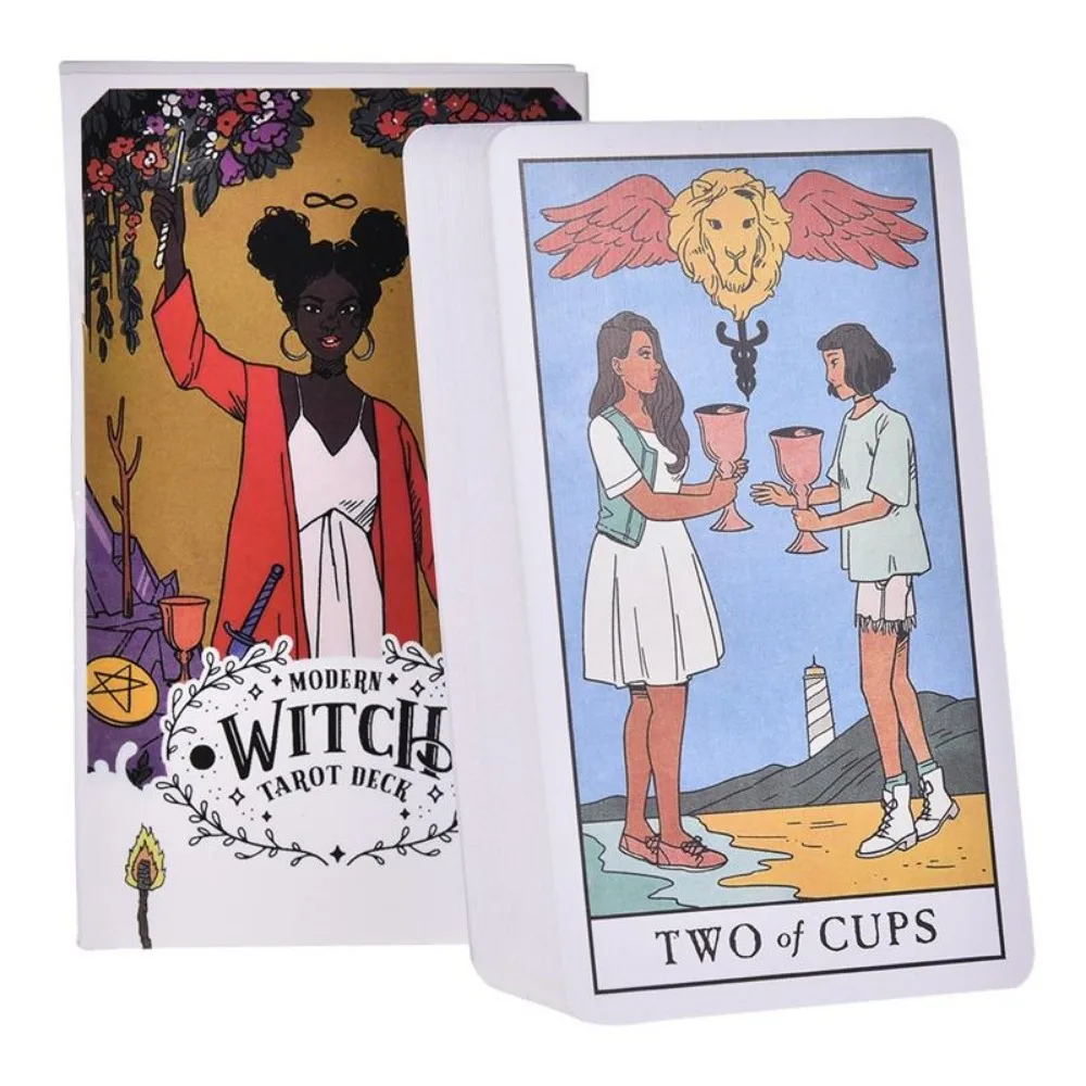 

10.3*6cm The Modern Witch Tarot Deck 78 Pcs Tarot Cards for Beginners