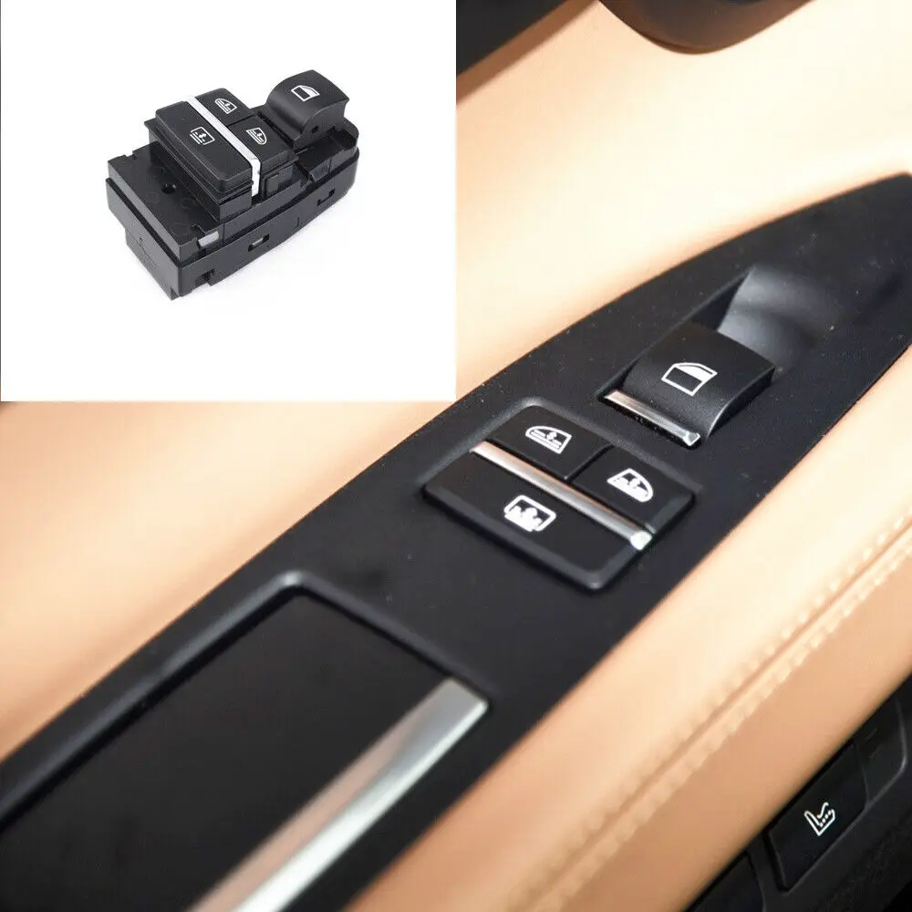 WXZOS 61319204862 Left Rear Window Shade Curtain Switch for BMW F01 F02 F04 2009-2014