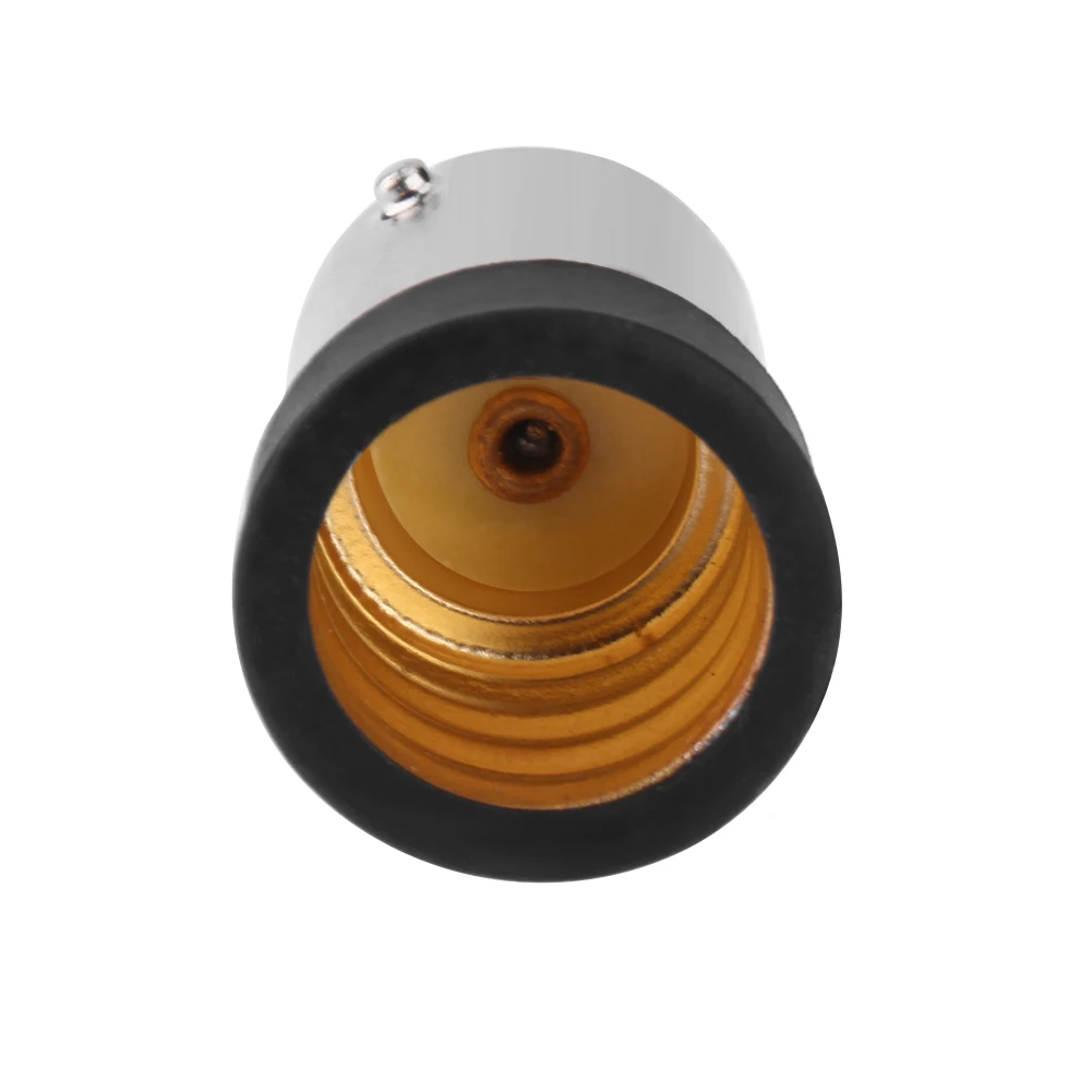 BA15D To E14 Adapter Screw-in Lamp Socket Lightweight Socket Adapter Light Socket Converter Bulb Base Adapter for Home Use