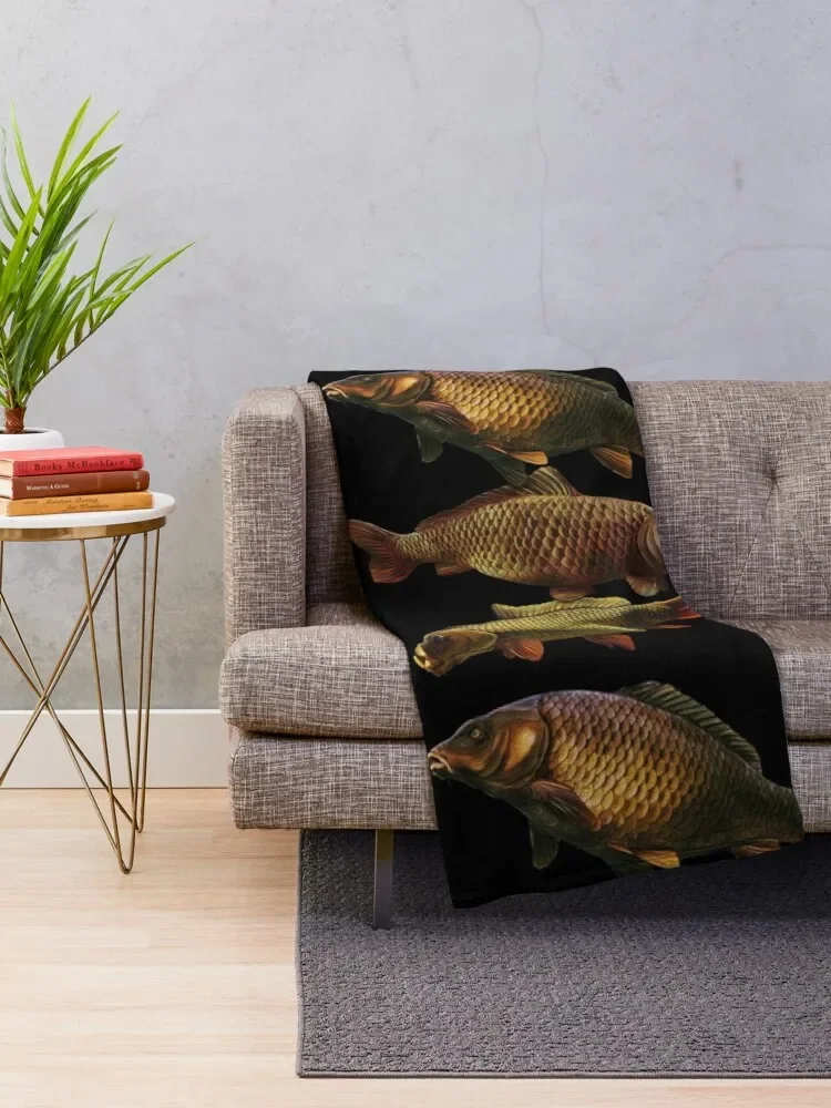 Carp gang 3 Throw Blanket Soft Moving Decorative Beds Blankets